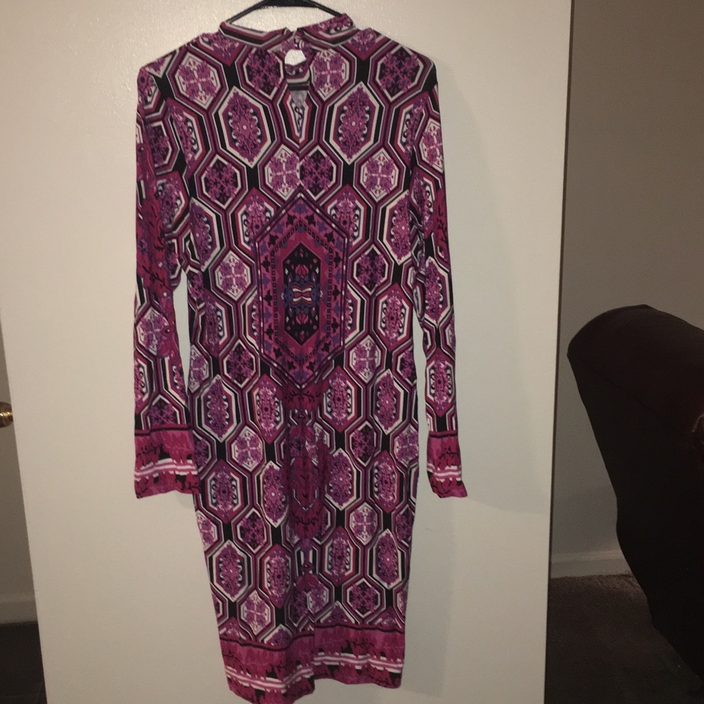 Gorgeous stained glass long sleeve dress